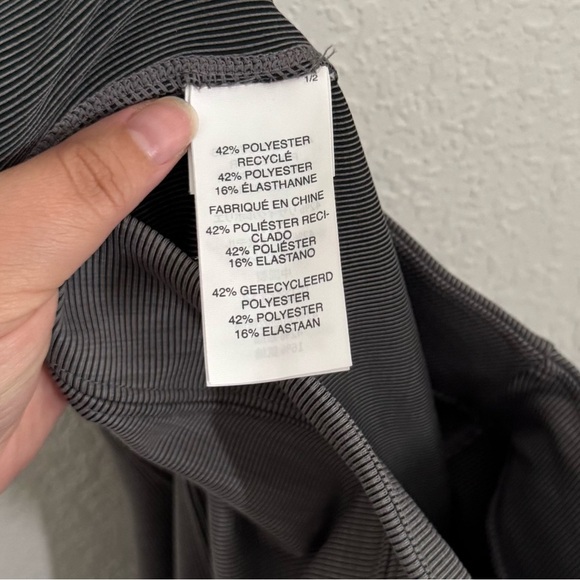 Vuori Lux Rib Split Bootcut Flare Textured Leggings in Heather Grey Size Small - Picture 10 of 11